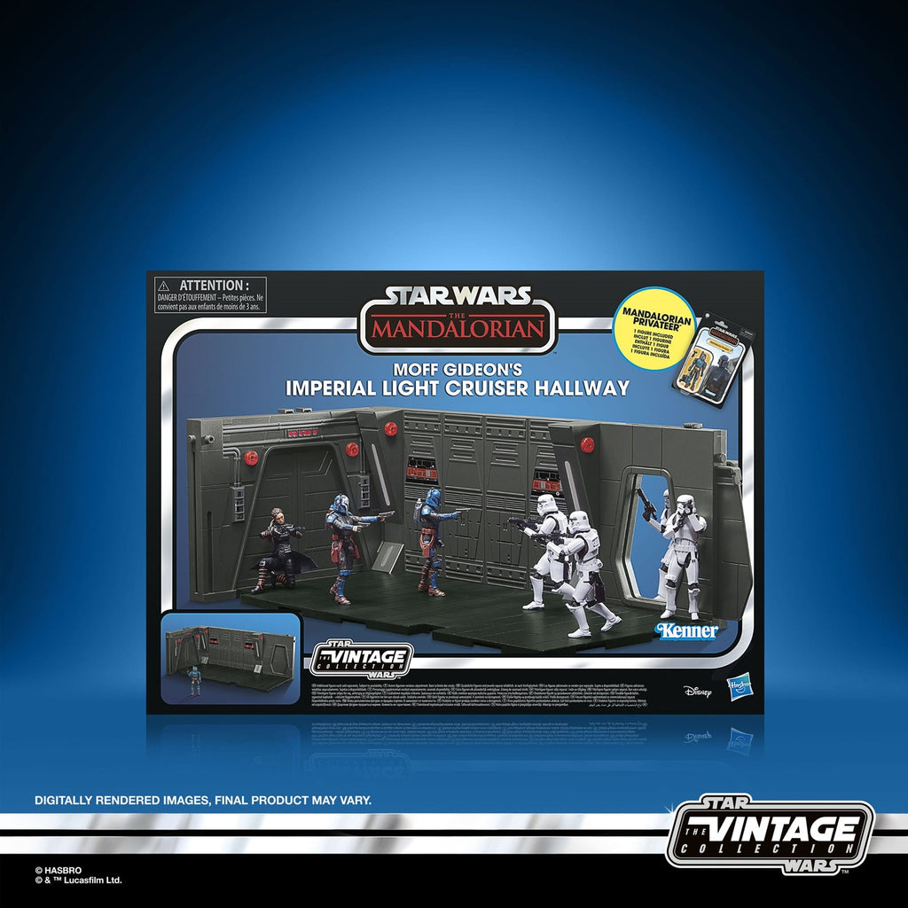 Product image Star Wars: The Mandalorian Vintage Collection Moff Gideon's Imperial Light Cruiser Hallway with Mandalorian Privateer Act