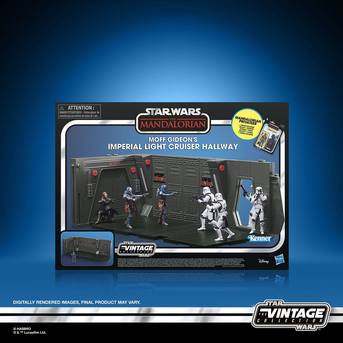 Product image Star Wars: The Mandalorian Vintage Collection Moff Gideon's Imperial Light Cruiser Hallway with Mandalorian Privateer Act