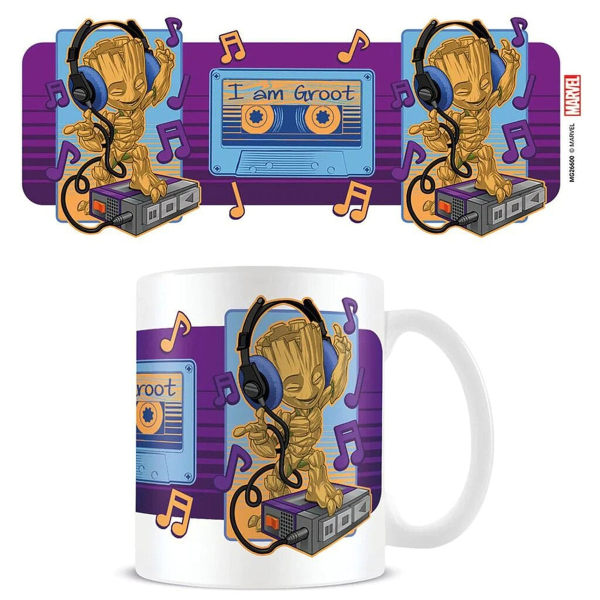 Product image Marvel Mug Guardians of the Galaxy Groot Cassette