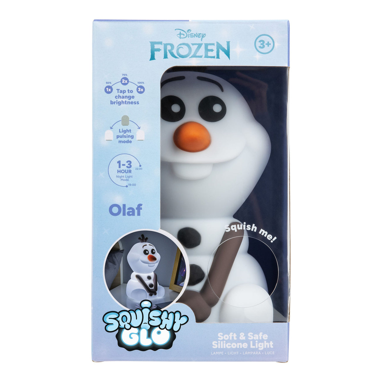 Product image Frozen Squishy Glo Silicone Light Olaf 15 cm