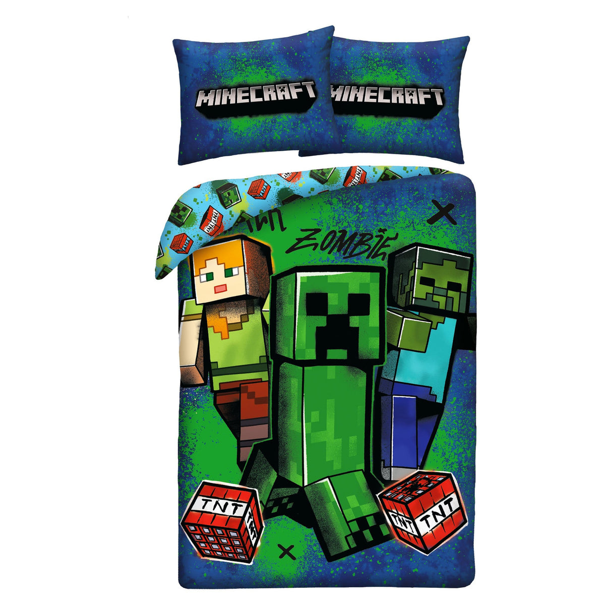Product image Minecraft Bedding Ver. 10 140 x 200 cm / 70 x 90 cm