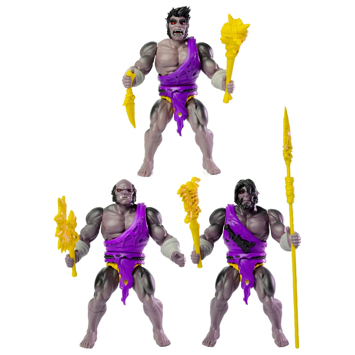 Product image Legends of Dragonore Wave 2: Dragon Hunt Action Figure 3-Pack Brukteror Cave Men 14 cm