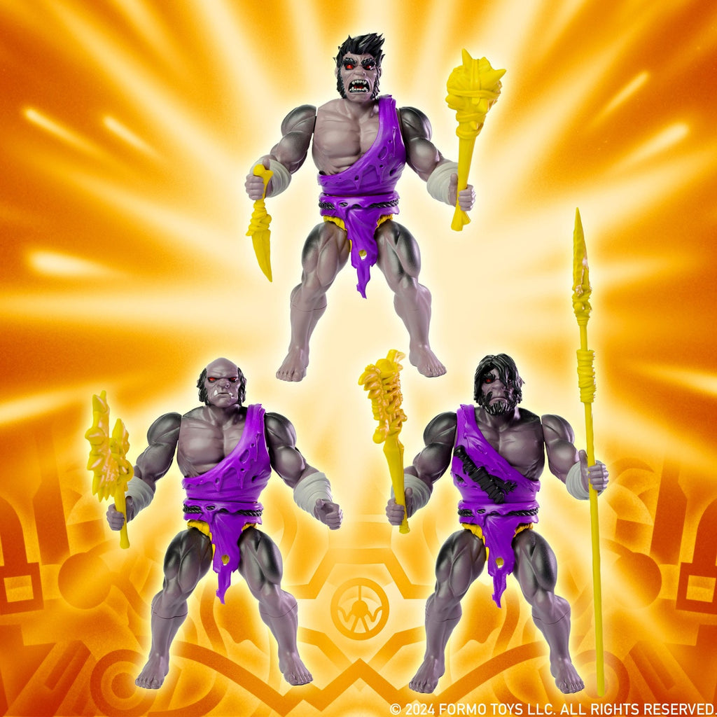 Product image Legends of Dragonore Wave 2: Dragon Hunt Action Figure 3-Pack Brukteror Cave Men 14 cm