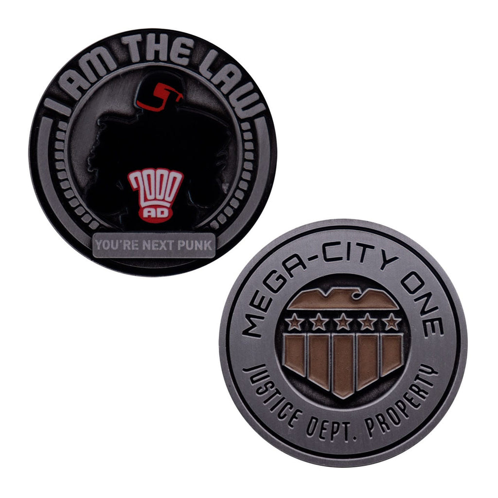 Product image 2000 AD Collectible Coin Judge Dredd Mega-City One Limited Edition