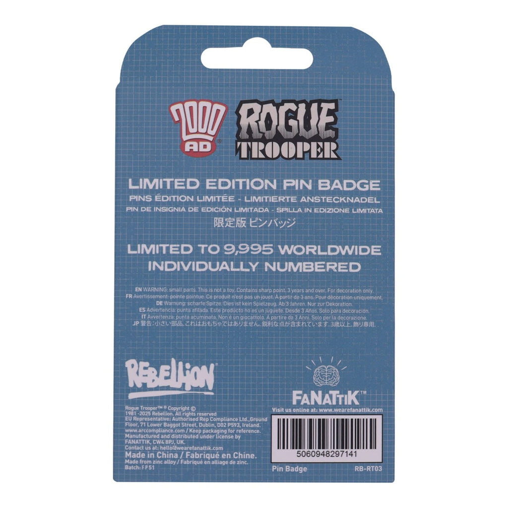 Product image 2000 AD Pin Rogue Trooper GI Limited Edition
