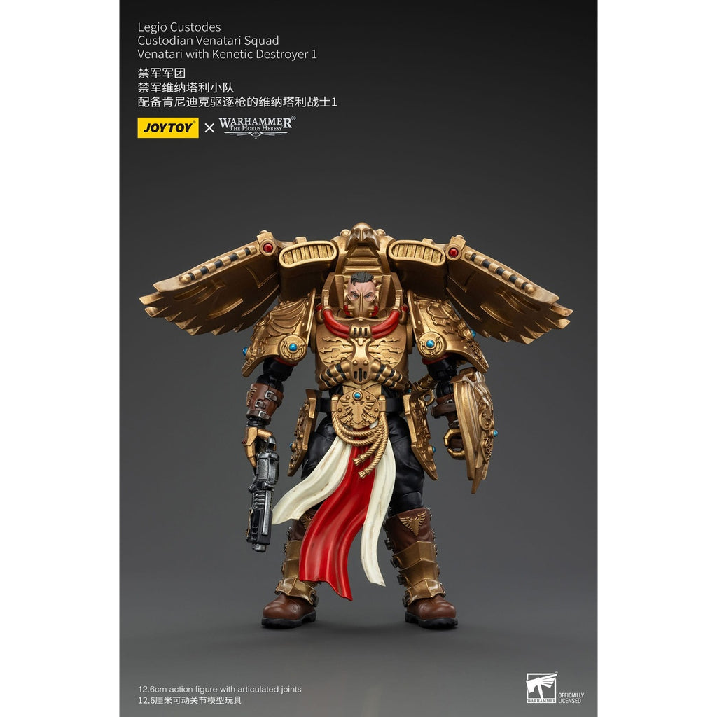 Product image Warhammer The Horus Heresy Action Figure 1/18 Legio Custodes Custodian Venatari Squad Venatari with Kinetic Destroyer 1 13