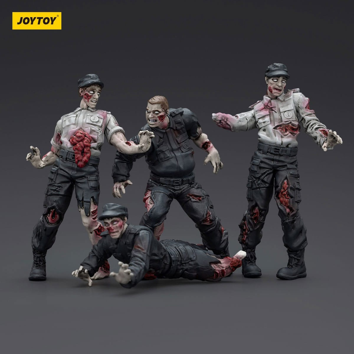 Product image Zombie Dark Source Action Figures 4-Pack Security Guards 8 cm