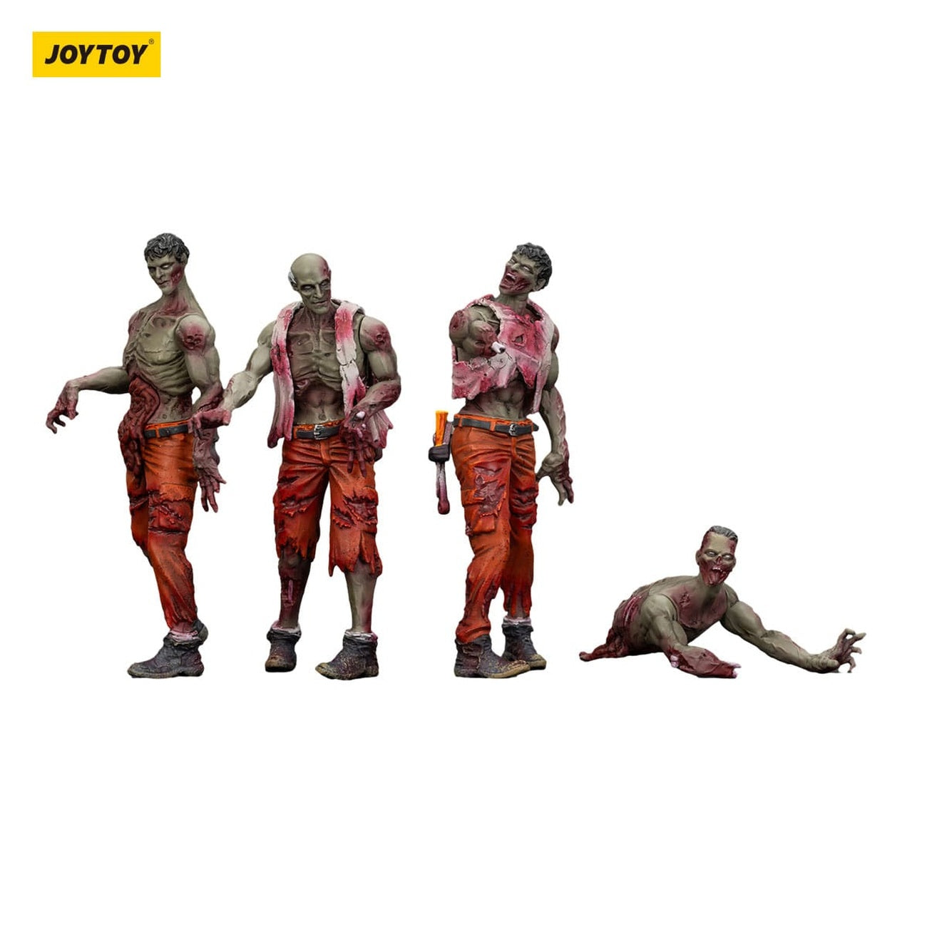 Zombie Dark Source Action Figures 4-Pack Mechanic Team 8 cm