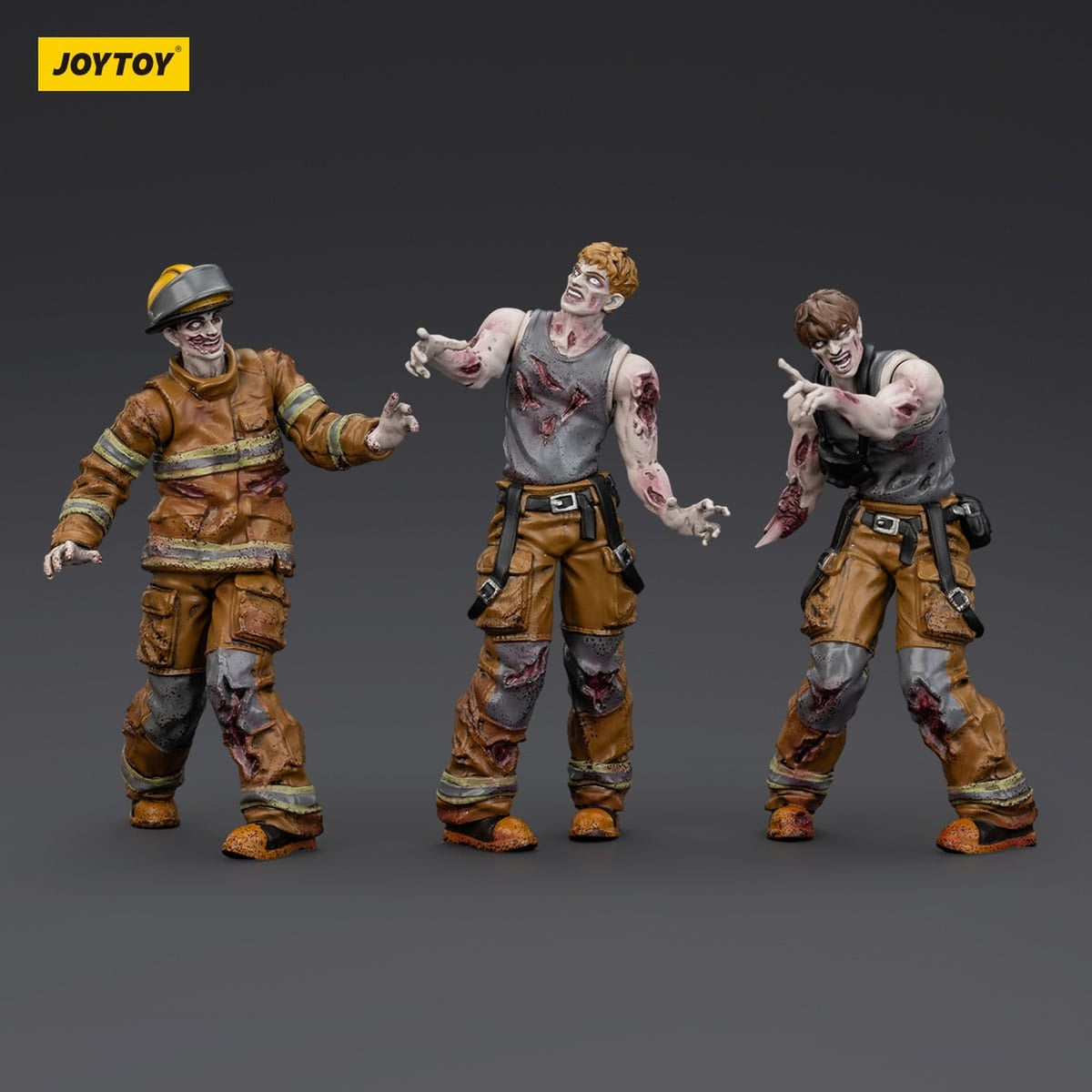 Product image Zombie Dark Source Action Figures 3-Pack Firefighters 8 cm