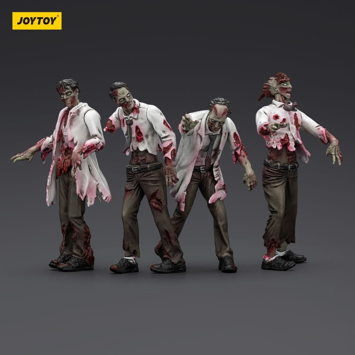Product image Zombie Dark Source Action Figures 4-Pack Scientists (Male) 8 cm