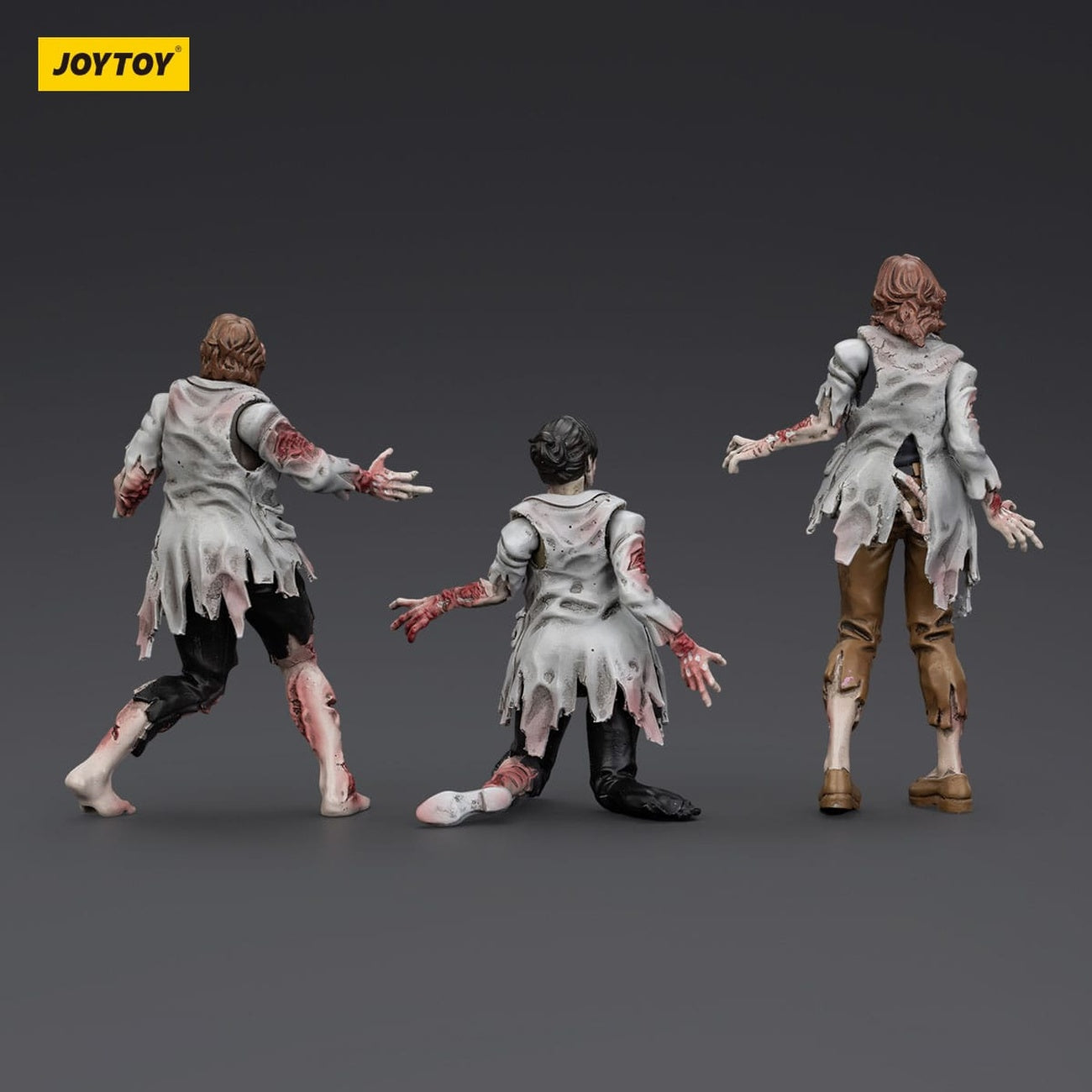 Zombie フィギュア　3体セット Zombie Dark Source Action Figures 3-Pack Scientists (Female) 8 cm