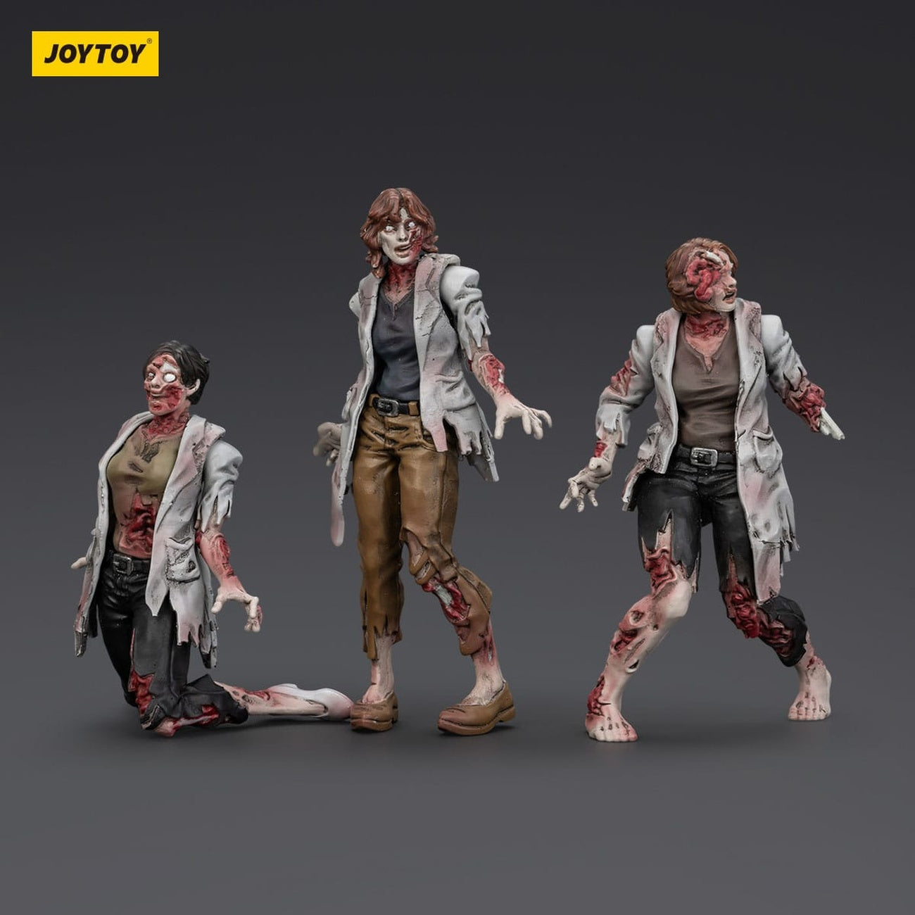 Product image Zombie Dark Source Action Figures 3-Pack Scientists (Female) 8 cm