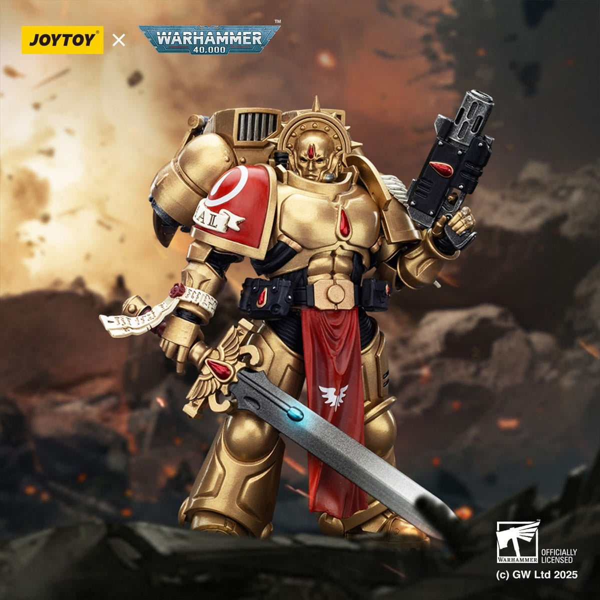 Product image Warhammer 40,000: Combat Patrol Blood Angels Action Figure Sanguinary Guard 1 with Inferno Pistol and Encarmine Blade 20 cm