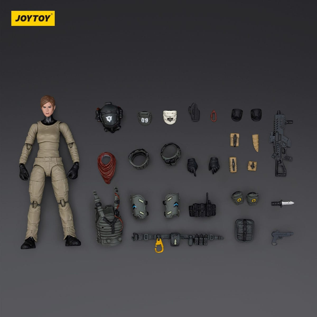 Product image APOC Series Dark Source Action Figure Stellar Scar Assault Team Gravelgold 11 cm