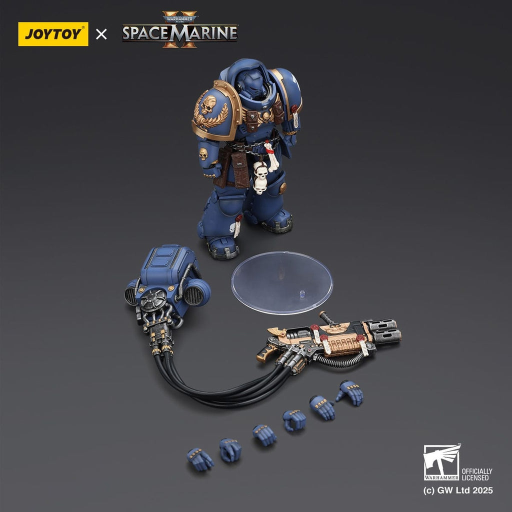 Product image Warhammer 40,000: Space Marine 2 Action Figure Ultramarines Heavy Artificer Armor with Relic Multi-Melta 13 cm