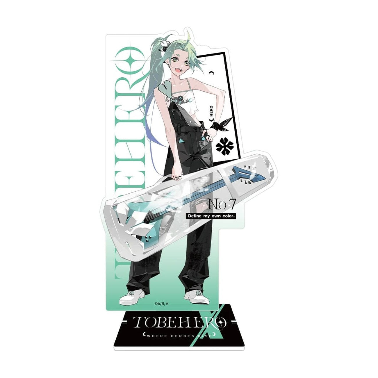 To Be Hero X Acrylic Standee Hero Show Series Lucky Cyan 17 cm