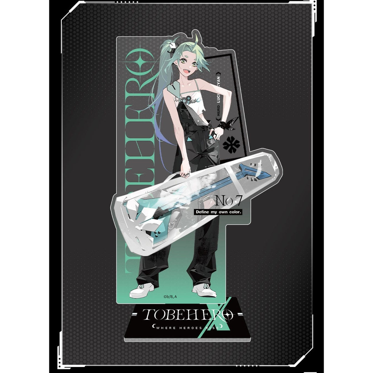 To Be Hero X Acrylic Standee Hero Show Series Lucky Cyan 17 cm