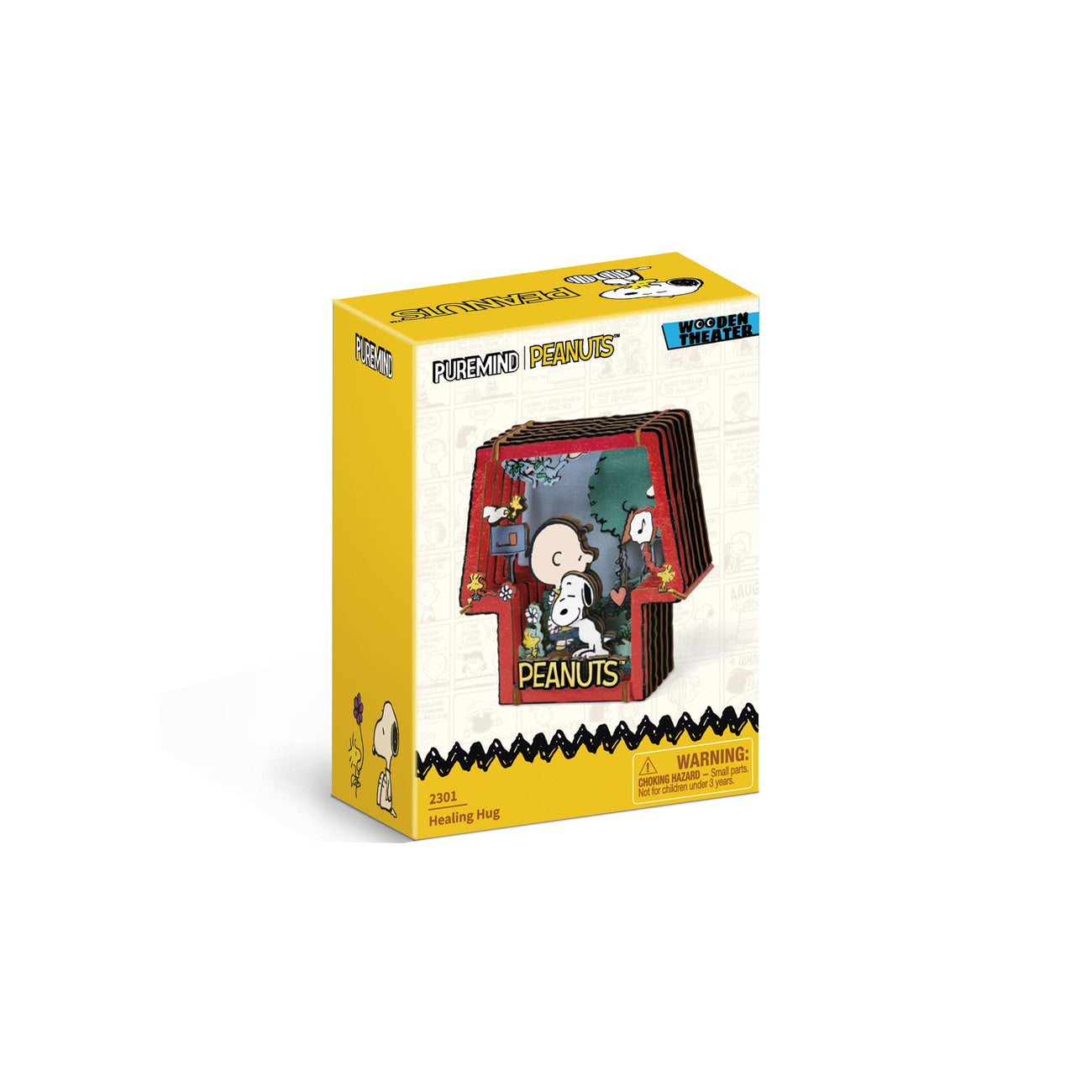 Product image The Peanuts Puremind Model Kit Wooden Theater Healing Hug