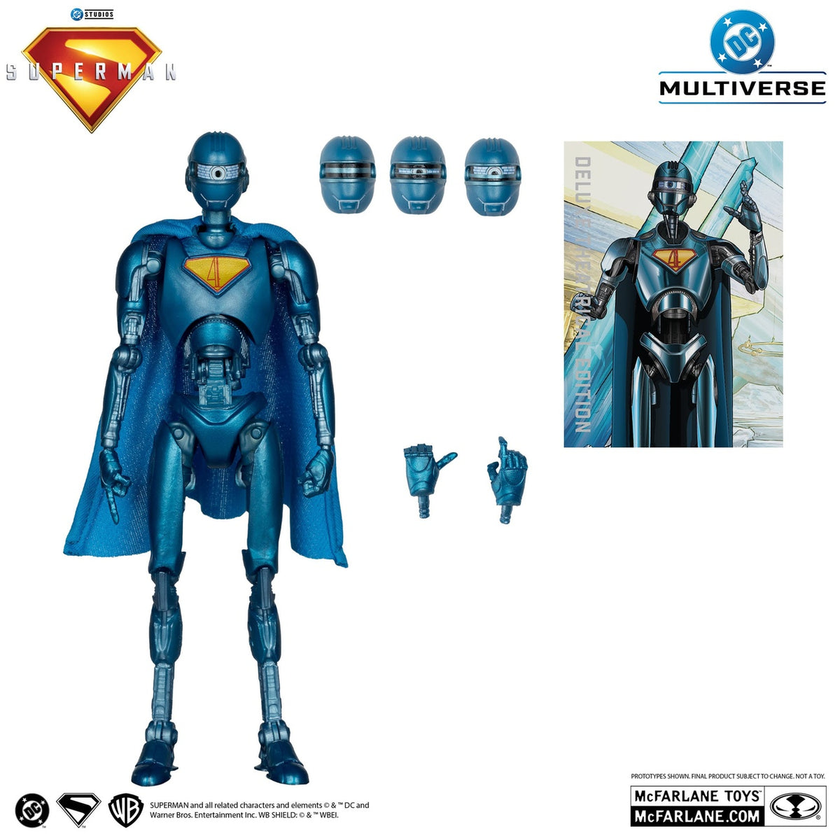 Product image Superman (2025) DC Multiverse Deluxe Action Figure Superman Robot (Red Platinum Edition) 18 cm