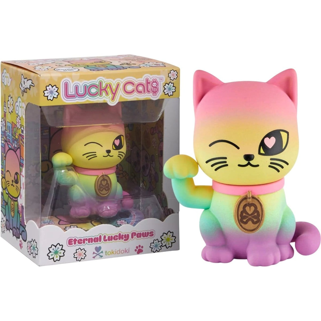 Lucky Cats Window Box Figure Eternal Lucky Paws 6 cm – Elbenwald