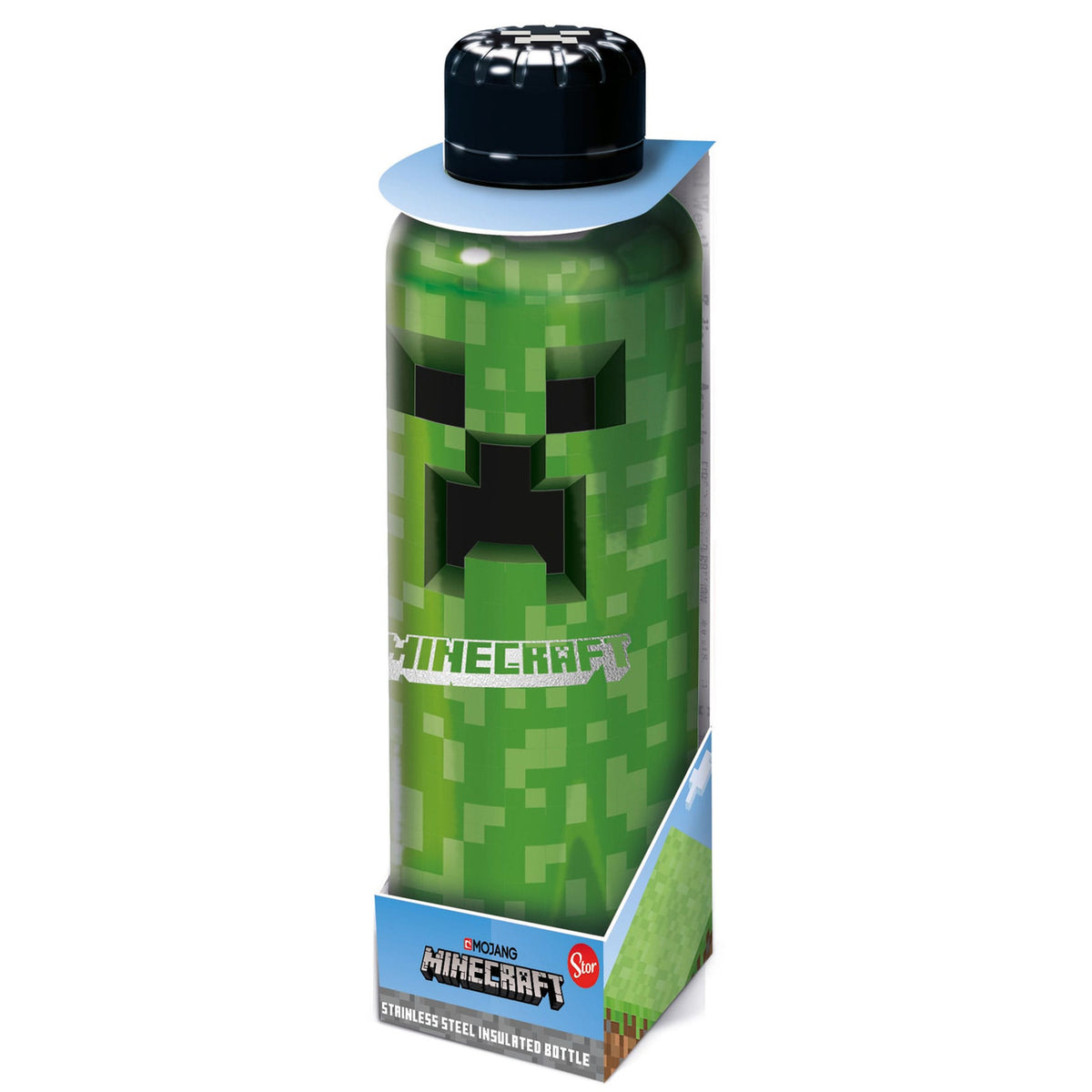 Product image Minecraft Stainless Steel Water Bottle Creeper