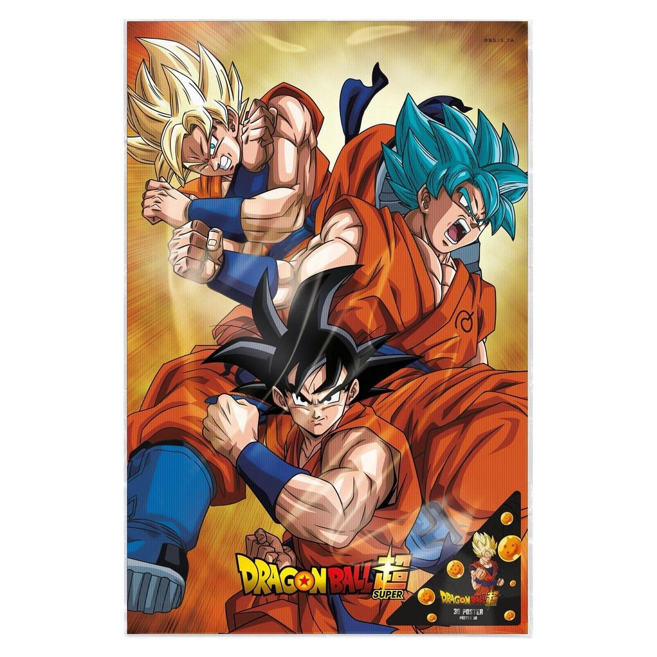 Dragon Ball Super 3D Poster Champa Goku 38 x 58 cm – Elbenwald