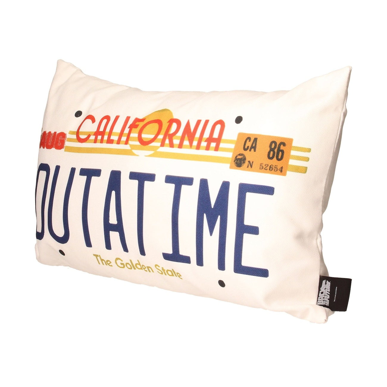 Back to the Future Cushion Out a Time 50 x 30 cm – Elbenwald