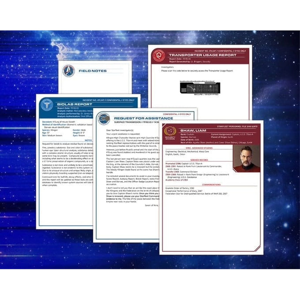 Product image Star Trek: Picard Murder Mystery Game Murder on the Titan-A *English Version*