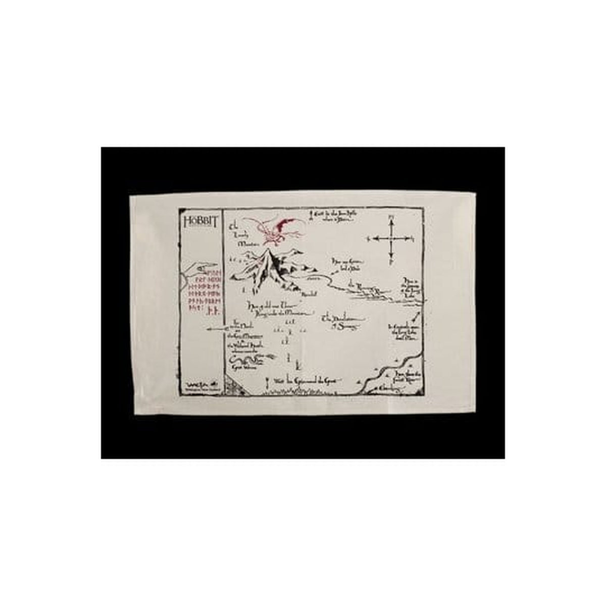Product image The Hobbit Tea Towel Thorin's Map 72 cm