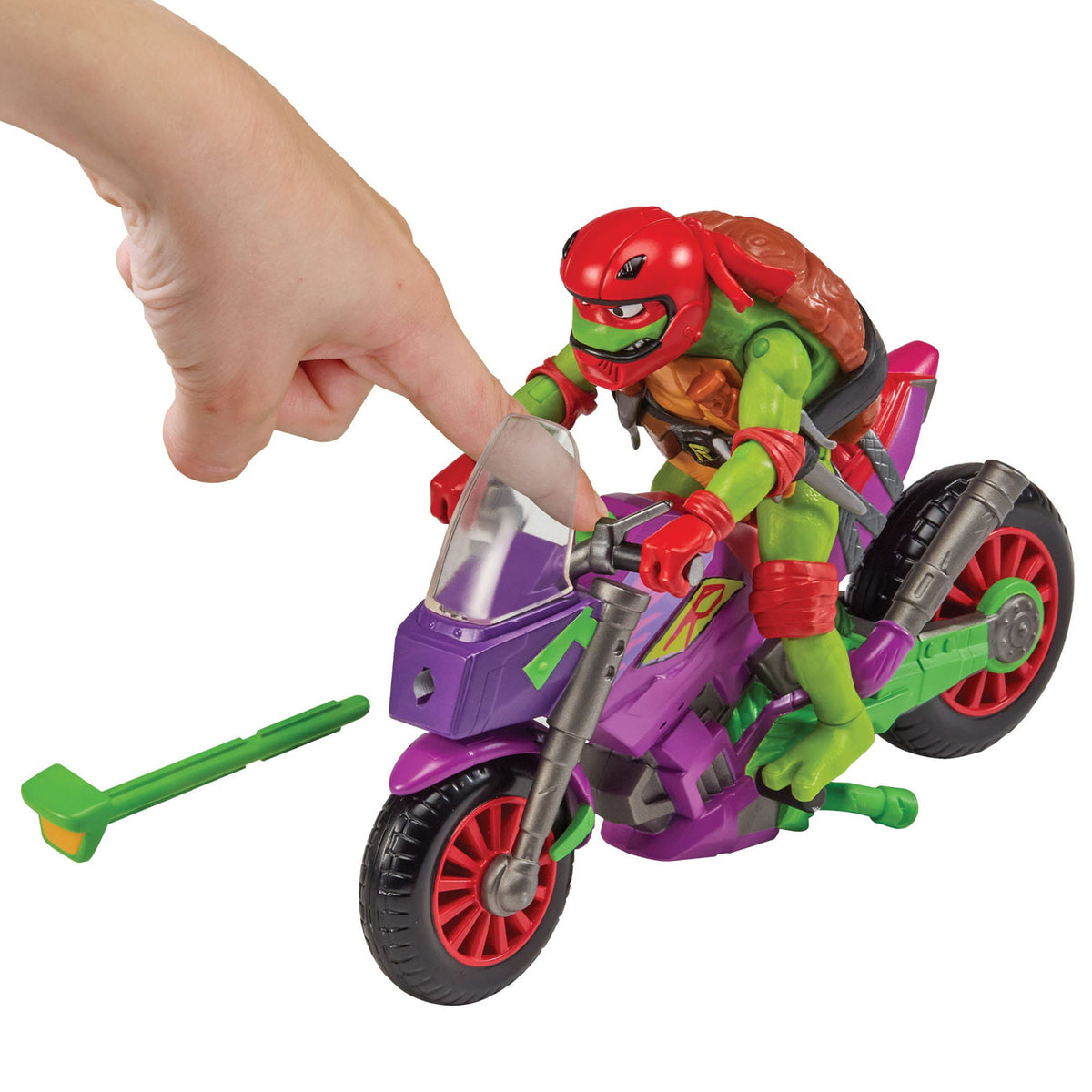Product image Tales of the Teenage Mutant Ninja Turtles Action Figure with Vehicle Raphael & Purple Dragon 12 cm
