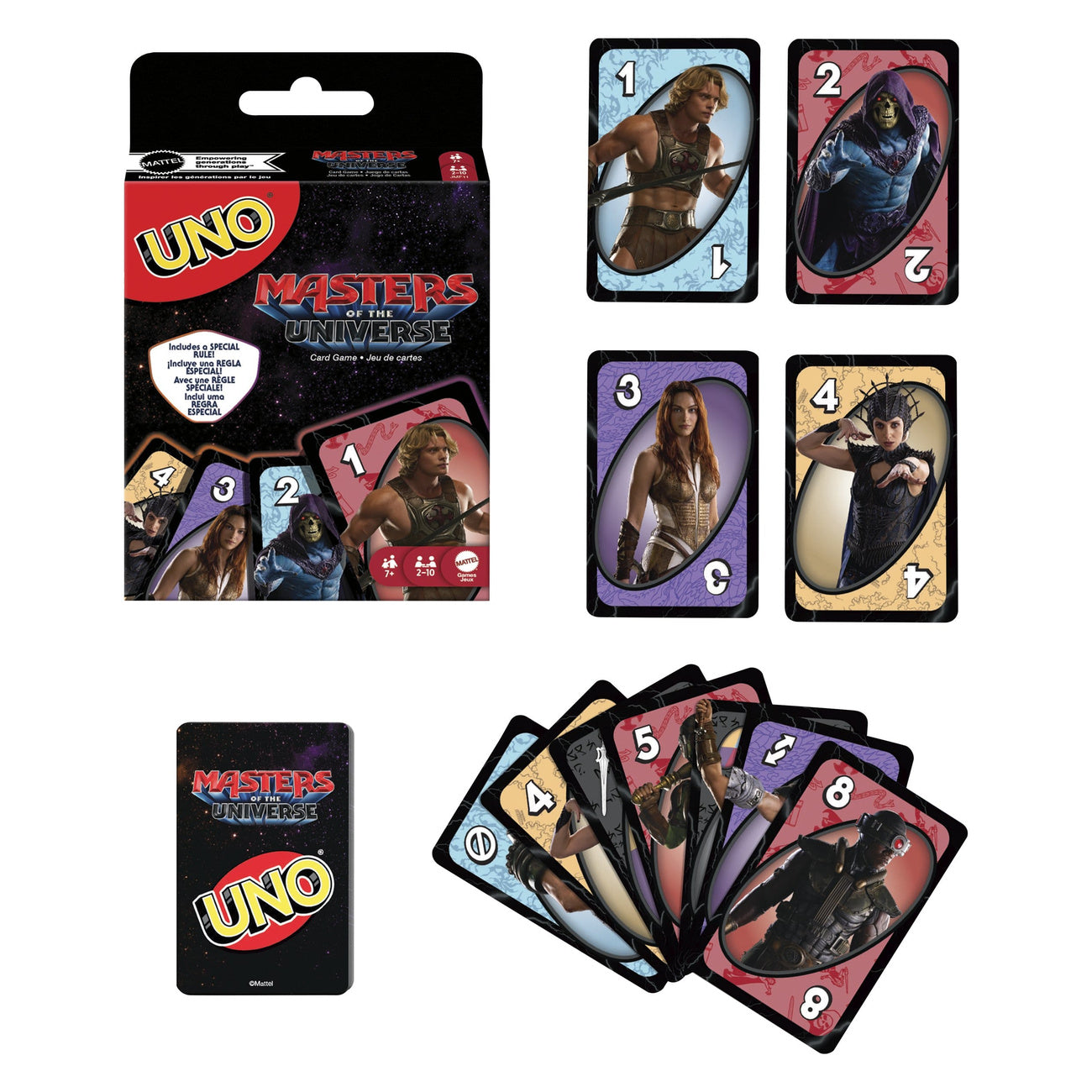 マ*都様 ジ*！様 マ*都様 2026 Issue 33 1P Card Uno Masters of the Universe 2026 Movie UNO Card Game – Elbenwald