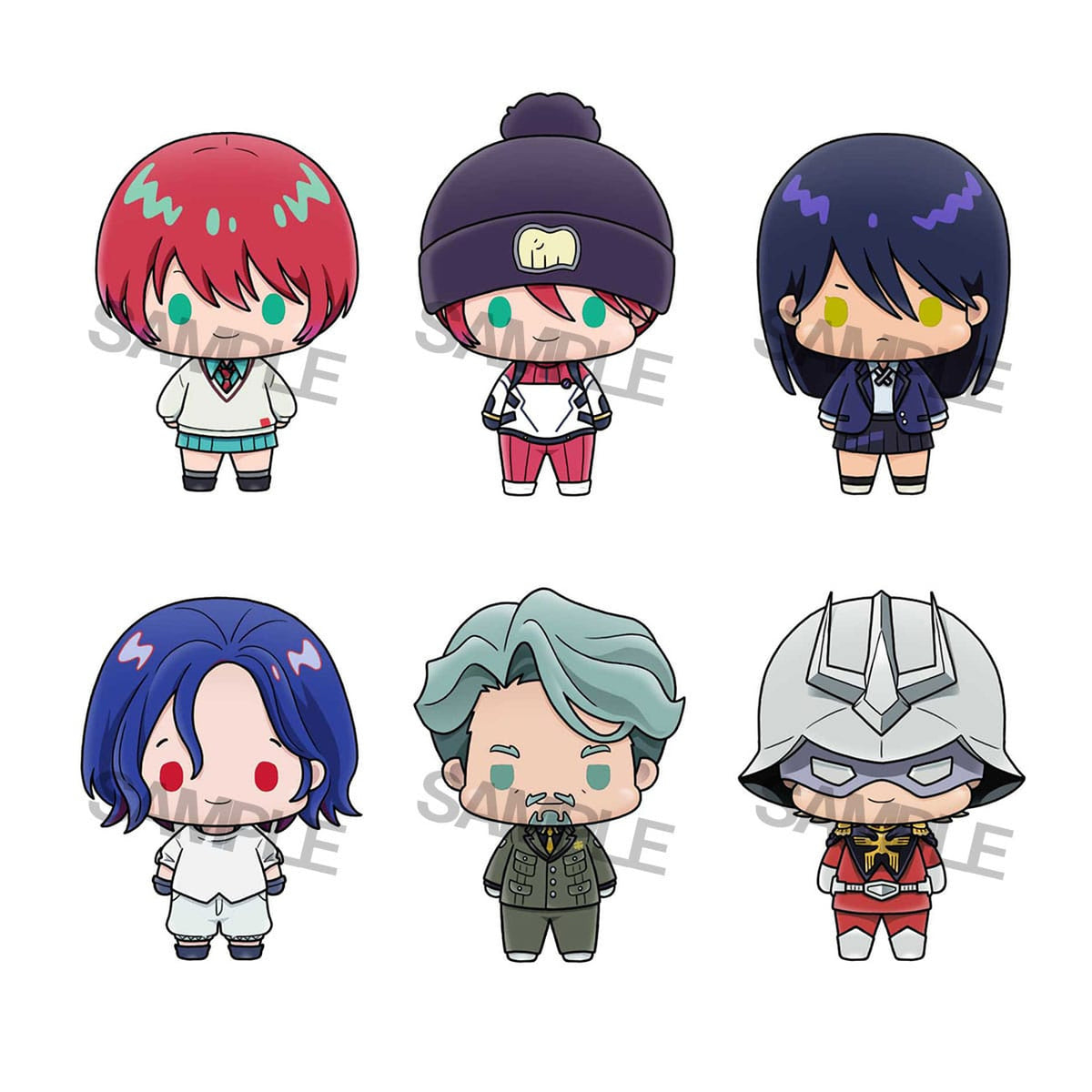 Product image Mobile Suit Gundam GQuuuuuuX Chokorin Mascot Series Collectible Figures 5 cm Assortment (6)