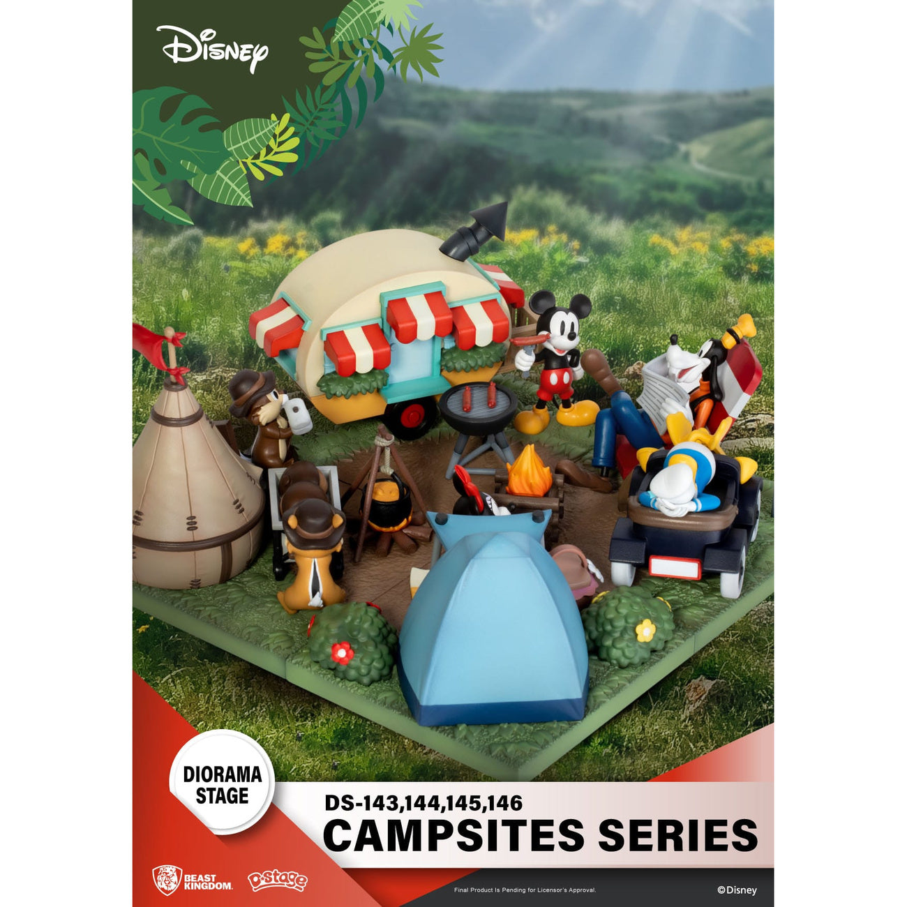 Product image Disney D-Stage Campsite Series PVC Diorama Chip & Dale 10 cm