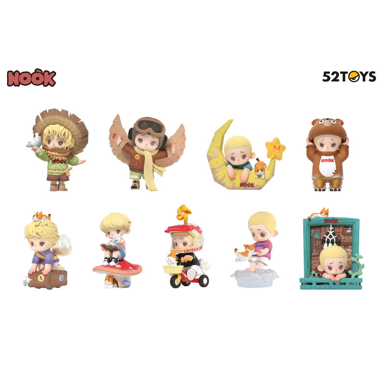 Nook Blind Box Figures Assortment Little World 10 cm (8) – Elbenwald