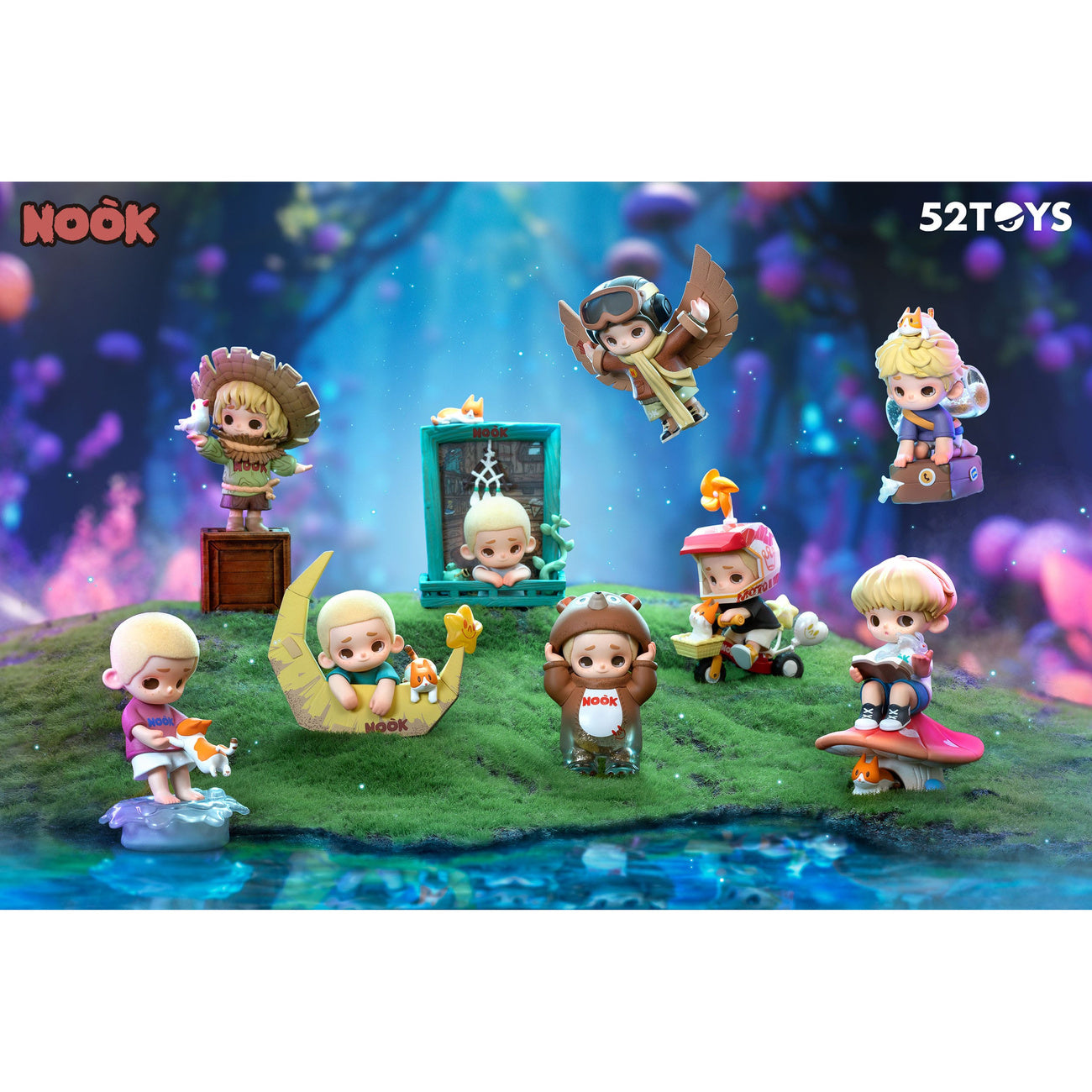 未開封セット　フィギュア　TOYS NOOK LITTLE WORLDヌーク Nook Blind Box Figures Assortment Little World 10 cm (8) – Elbenwald