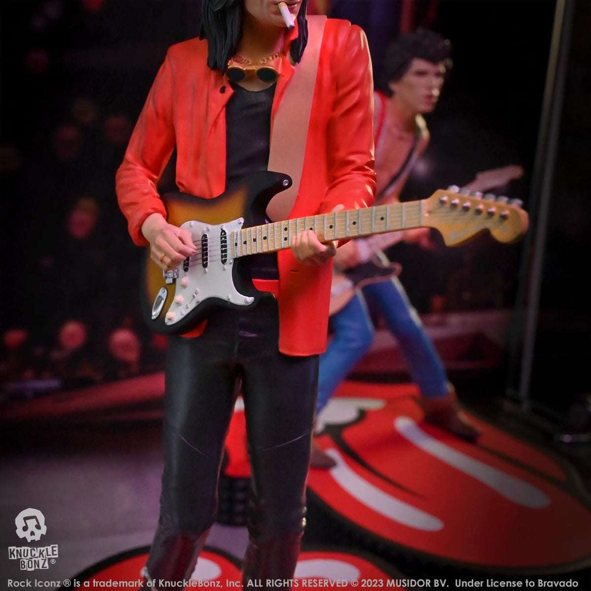 Product image The Rolling Stones Rock Iconz Statue Ronnie Wood (Tattoo You Tour 1981) 22 cm
