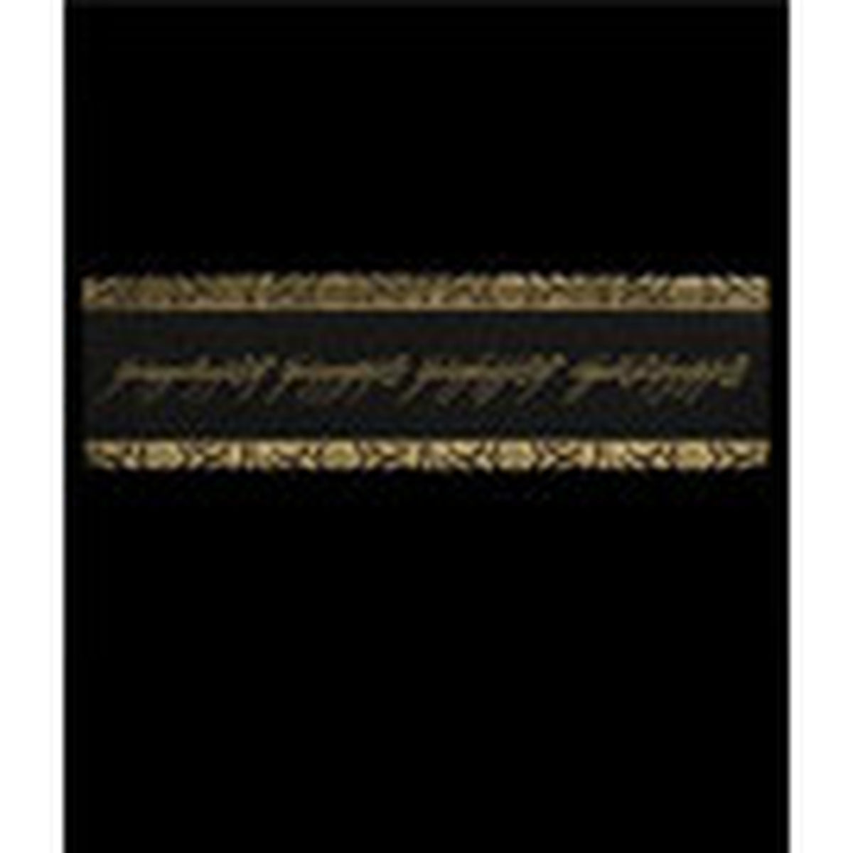 Product image The Lord of the Rings Leather Bookmark The One Ring Inscription
