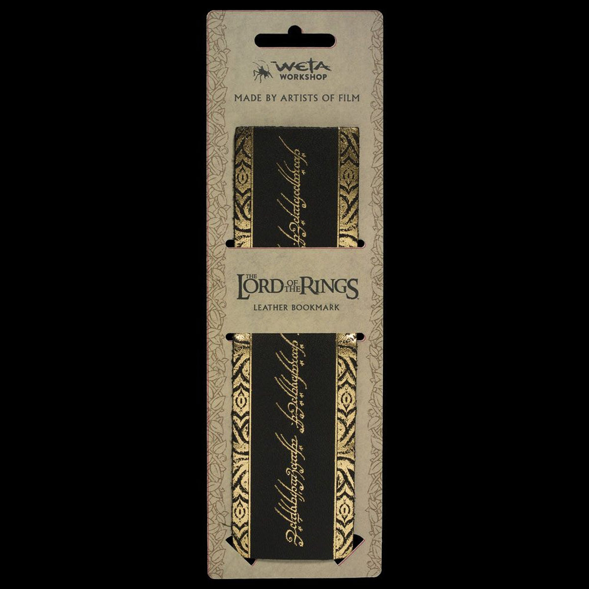 Product image The Lord of the Rings Leather Bookmark The One Ring Inscription