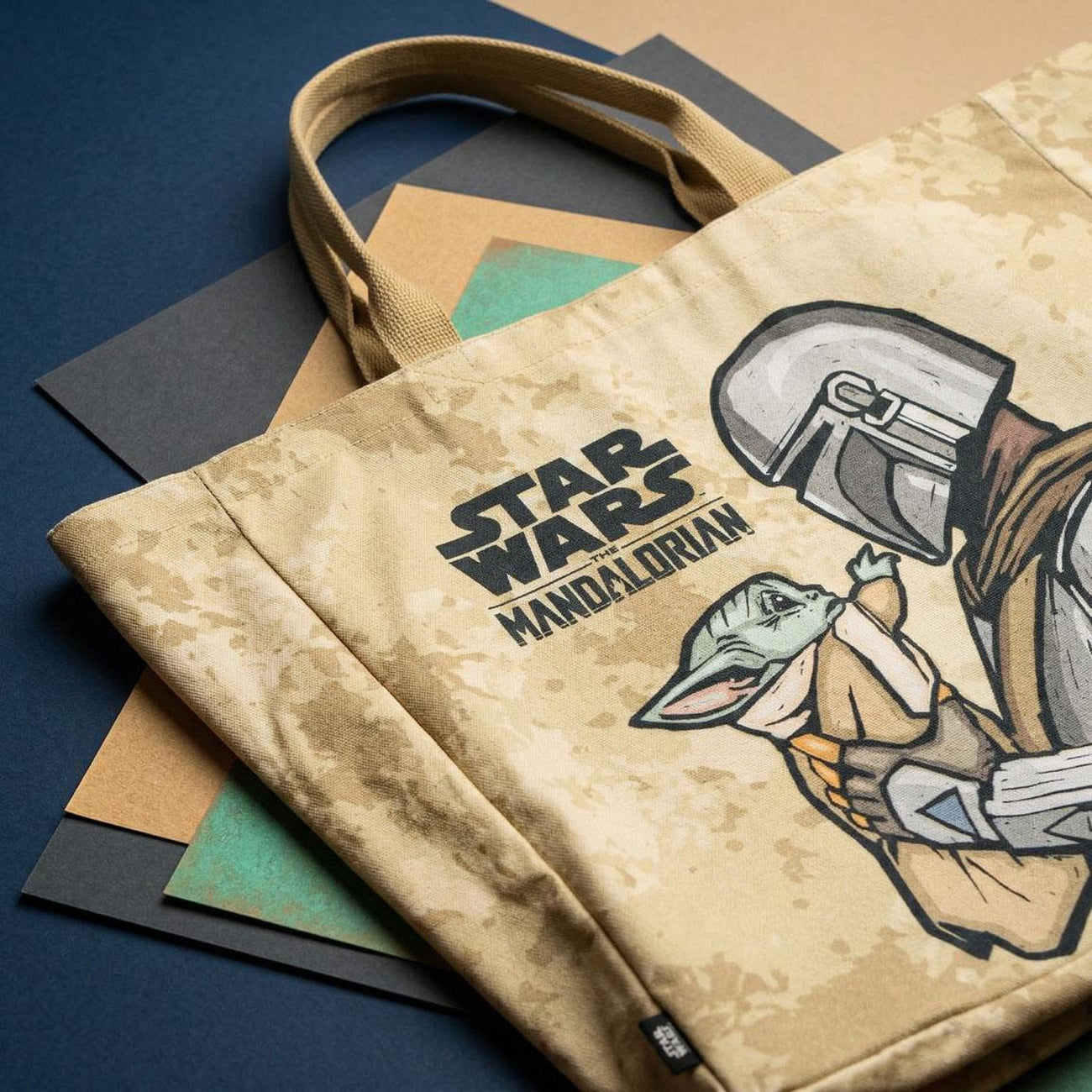 Grogu and Mando Shopper Bag - Star Wars The Mandalorian & Grogu