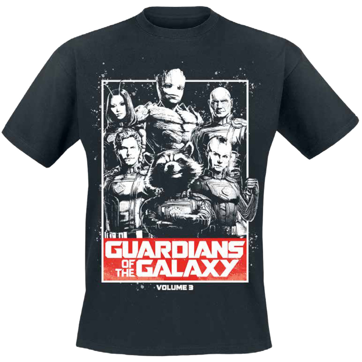 Product image Guardians Vol. 3 T-Shirt Black - Guardians of the Galaxy