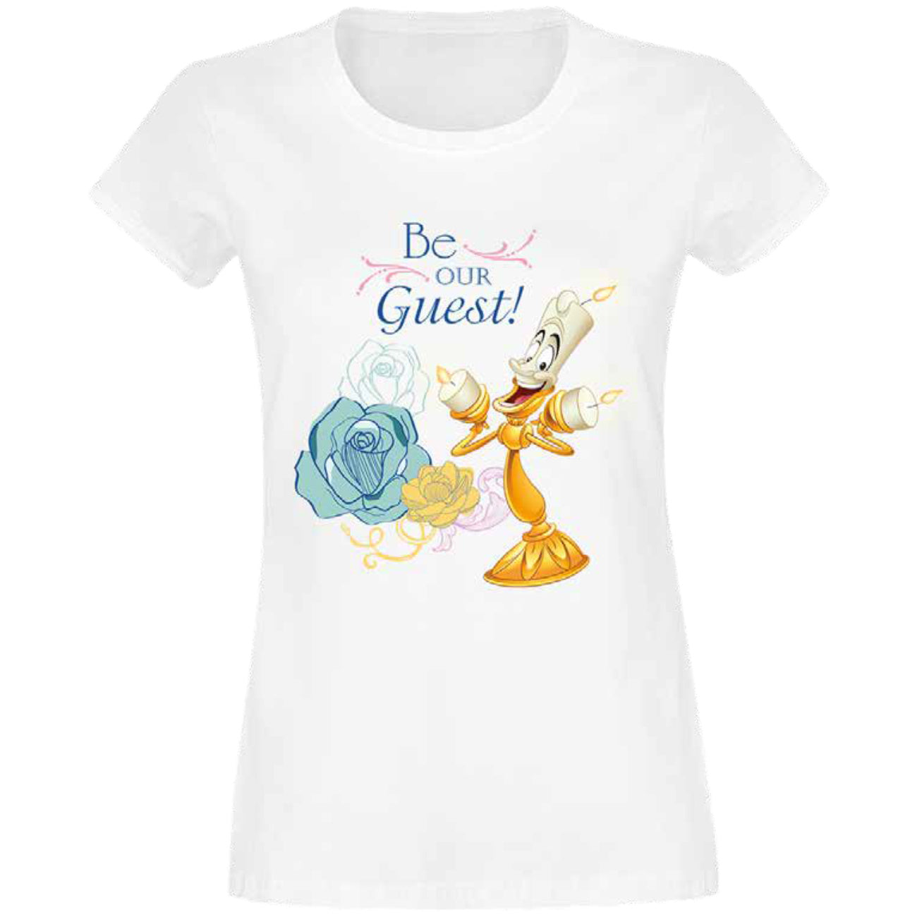 希少！beauty:beast 【御願】白 Tシャツ Beauty and the Beast - Be Our Guest Women's T-Shirt white – Elbenwald