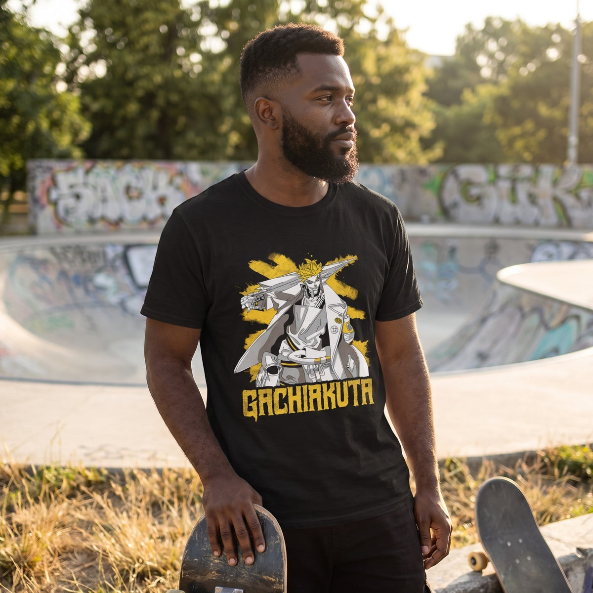 Product image Enjin T-shirt black for Gachiakuta fans