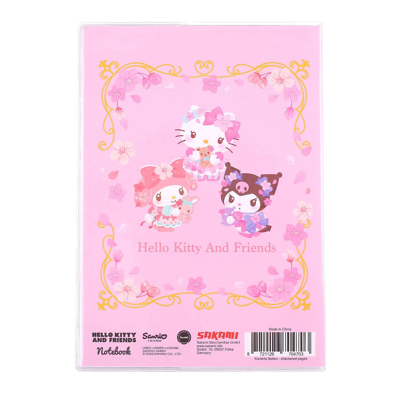 Product image Sanrio Notebook Hello Kitty & Friends Sakura Series
