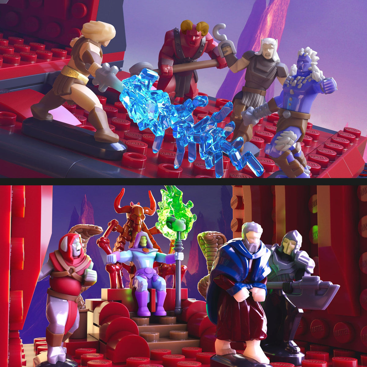 Product image Masters of the Universe Mattel Brick Shop Building Set Snake Mountain