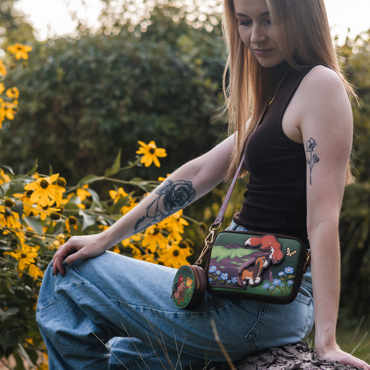 Product image The Fox and the Hound - Tod and Vixey Crossbody Bag with Wallet
