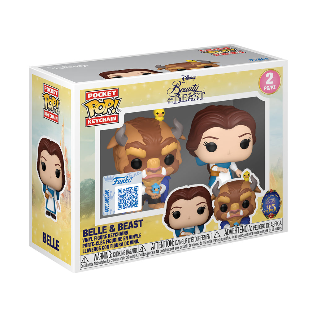 Product image Beauty and the Beast - Belle and Beast Keychain 2-Pack