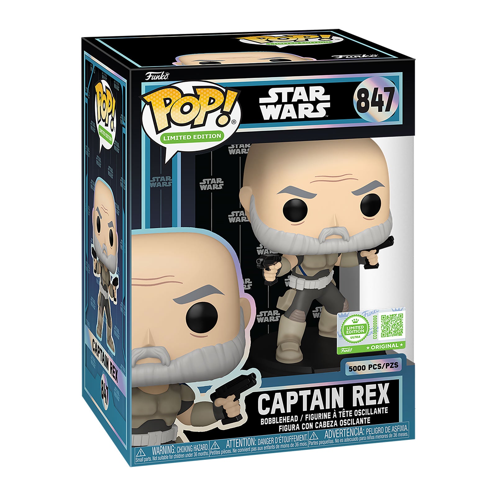 Star Wars - Captain Rex Funko Pop Bobble-Head Figure Limited