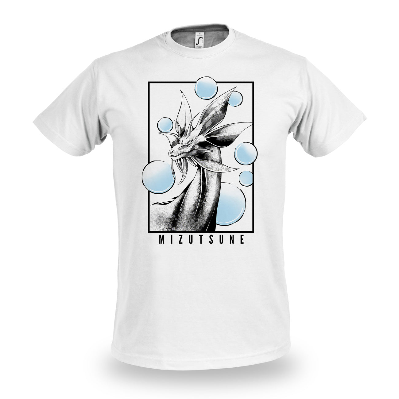 Product image Mizutsune white T-shirt for Monster Hunter fans