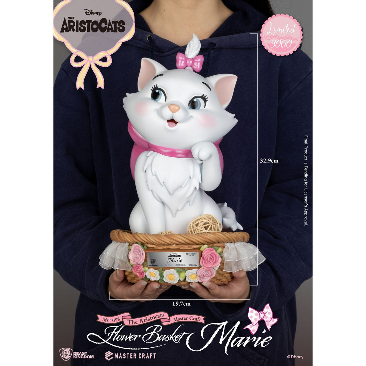 Product image Aristocats Master Craft Statue Flower Basket Marie 32 cm