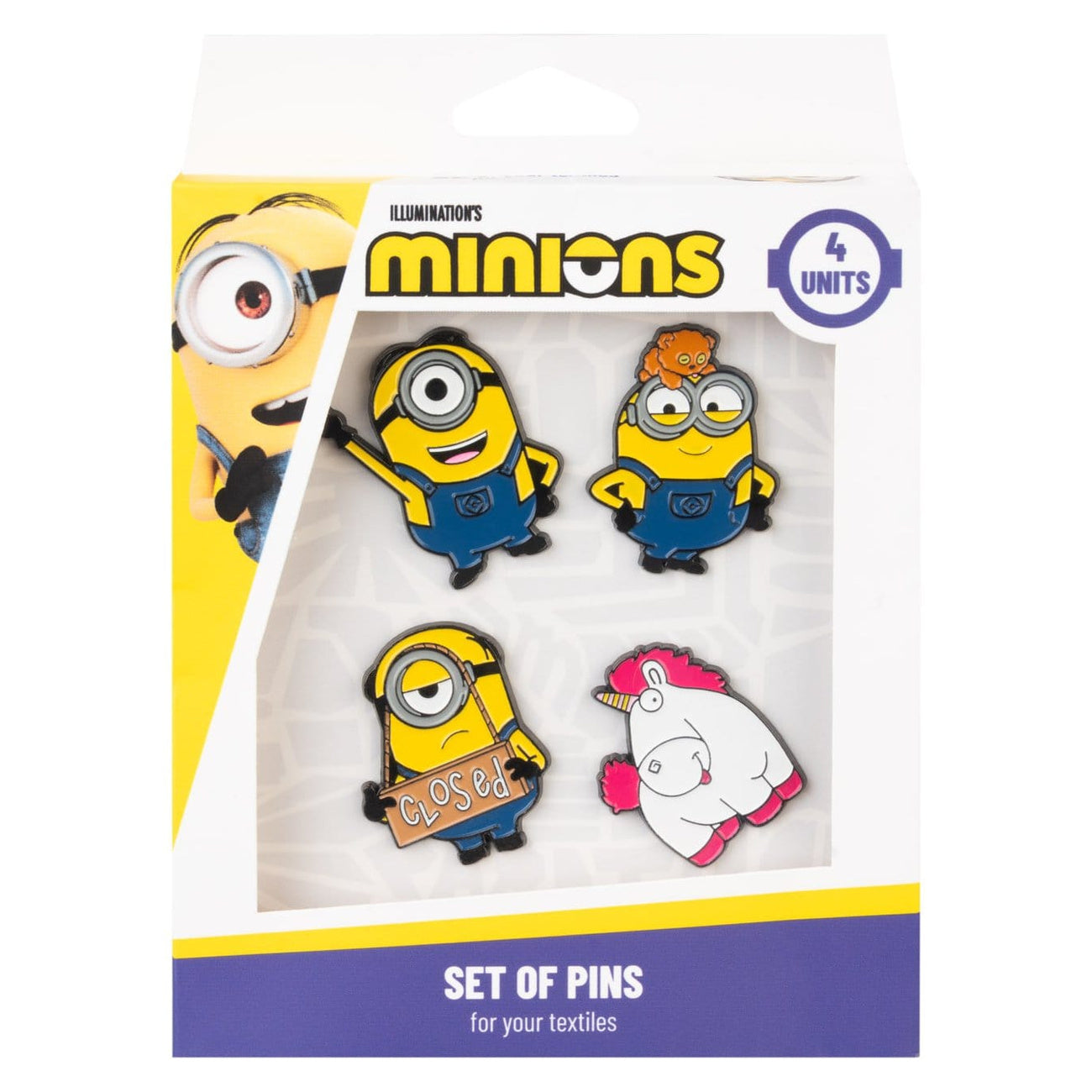 Product image Minions Pin Badge Set of 4